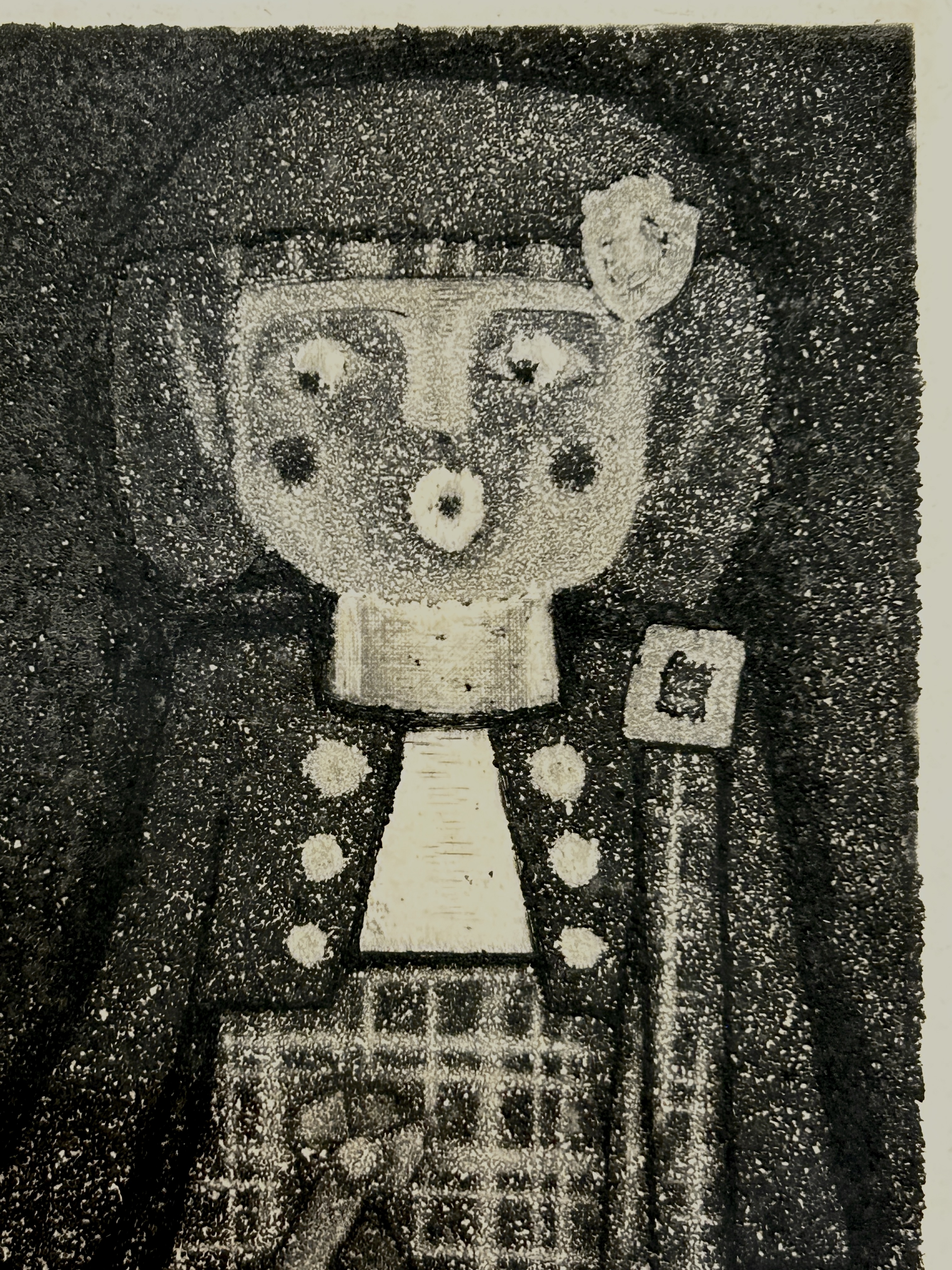 駒井哲郎 人形 銅版画 107/200 駒井哲郎 人形 銅版画 107/200