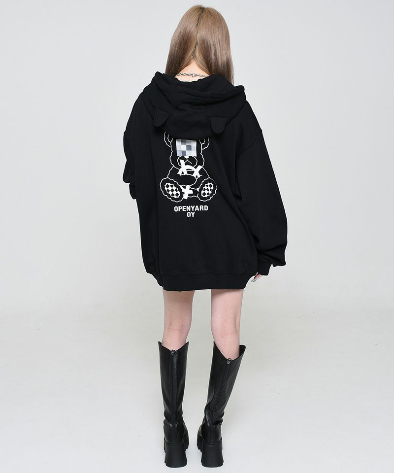 OY オーワイ モザイクオードリー フーディー ジップアップ/全1色