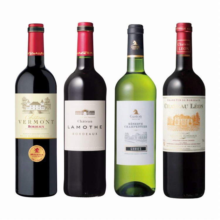 ボルドー赤白ワイン4本セット | ハーモニック 商品検索サイト