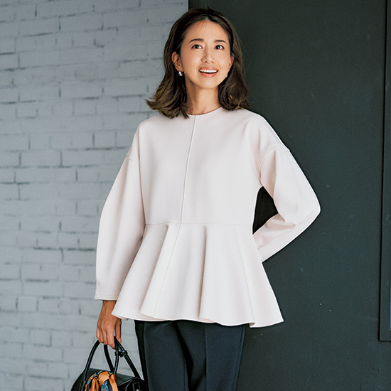 優待価格[THREE SQUARE]ペプラムポンチプルオーバー | KOBUNSHA SELECT