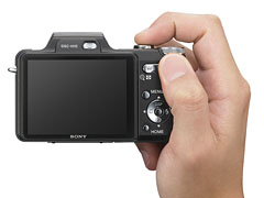 ソニー、コンパクトな10倍ズーム搭載機「サイバーショットDSC-H10」