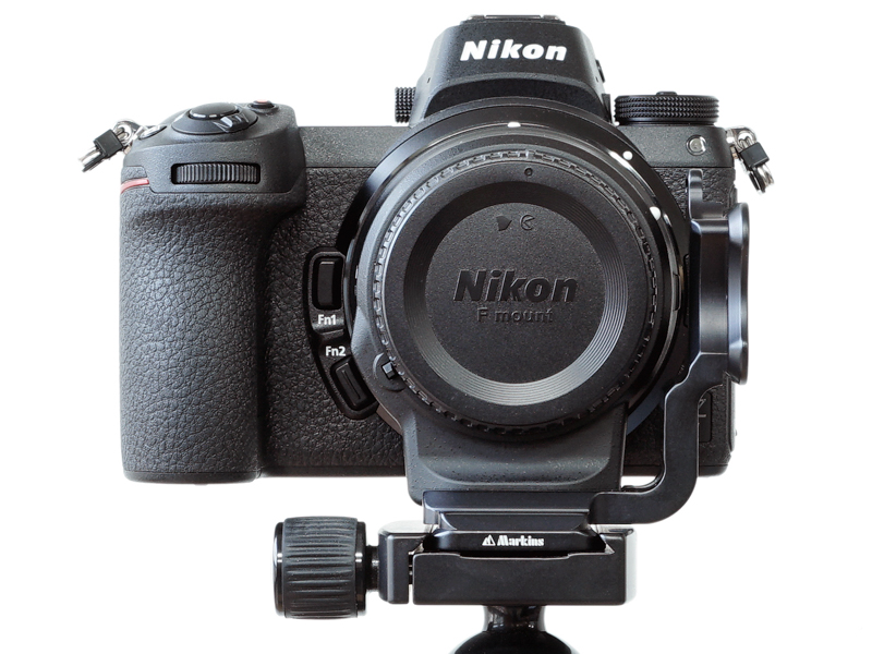 マーキンス、ニコンZマウントアダプターFTZ用のL型ブラケット
