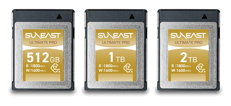 SUNEAST、「ULTIMATE PRO CFexpress Type B」に1TB・2TBを投入