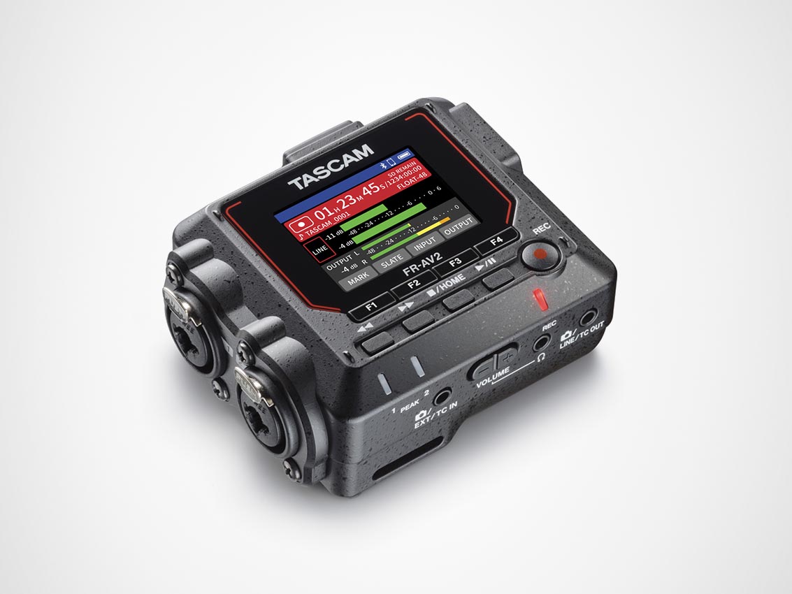 タイムコード同期のマスターにもなる音声レコーダー「TASCAM FR-AV2