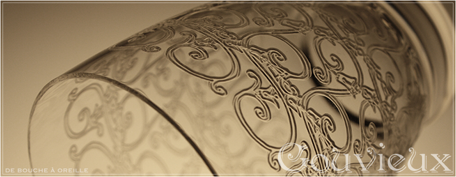 オールドバカラ アンティーク DE BOUCHE A OREILLE / GOUVIEUX - グヴィユ