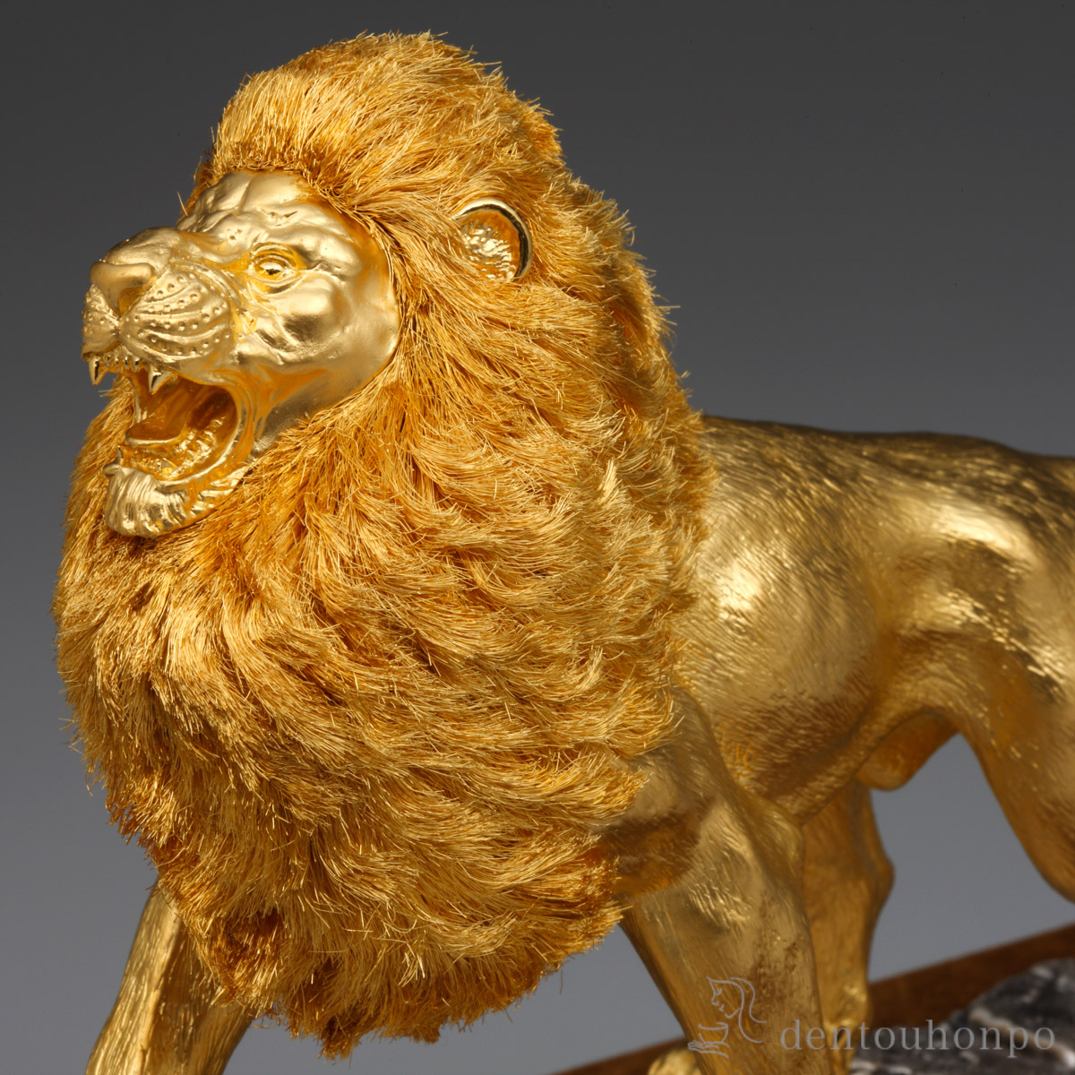 送料無料】 純金 百獣の王 400g / 高級 コレクション 美術品 工芸品