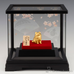 送料無料】 純金 アートレリーフ 森の神様 / 光則（金工芸） 額縁 飾り