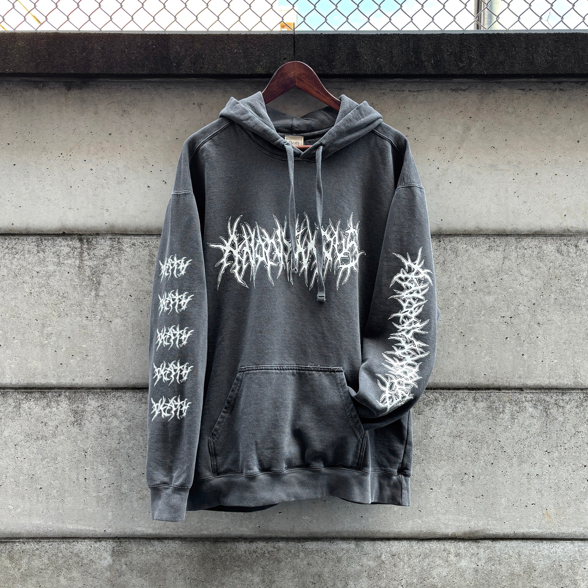 ANONYMOUS vintage-like HOODIE – DEATH ANGELS