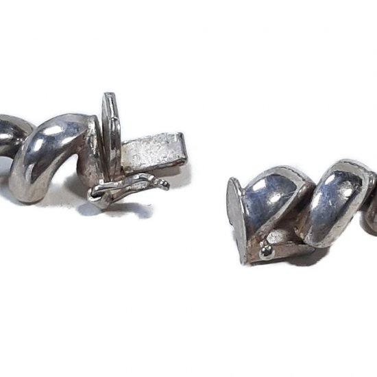 ビンテージ イタリアンシルバー925 サンマルコチェーンブレスレット17g