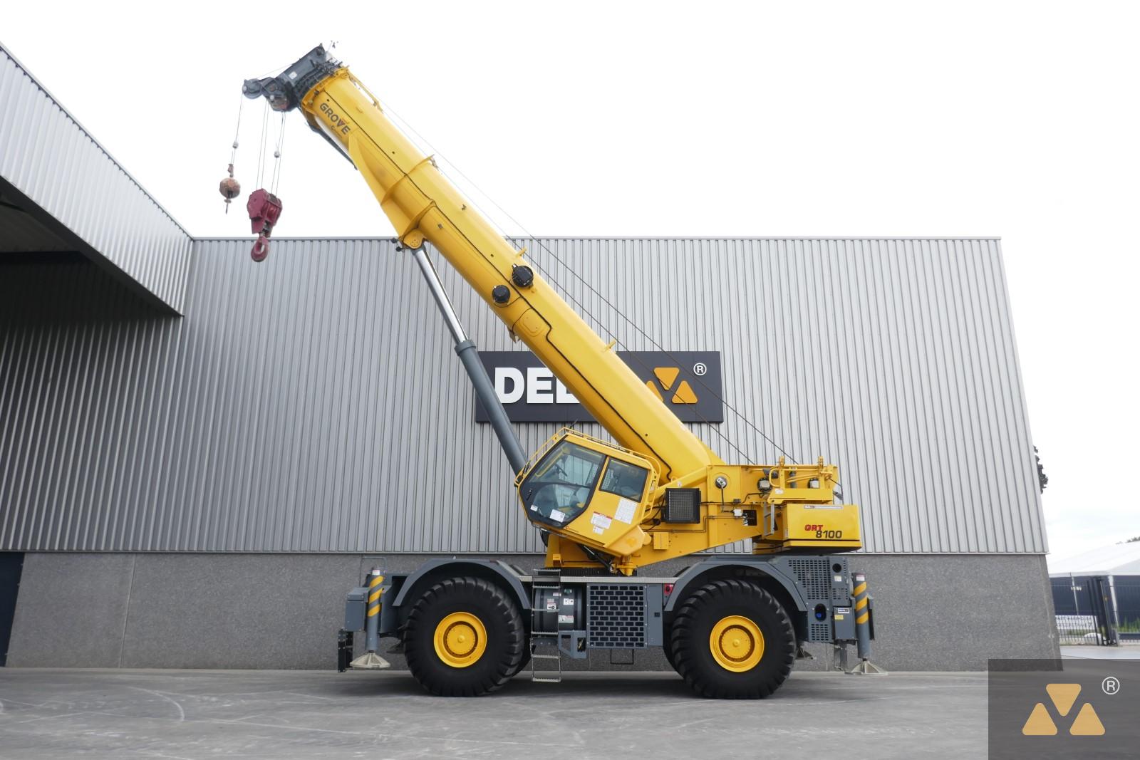 Delta Machinery | Grove GRT8100 - 100T Capacity - 47 Mtr boom - 10