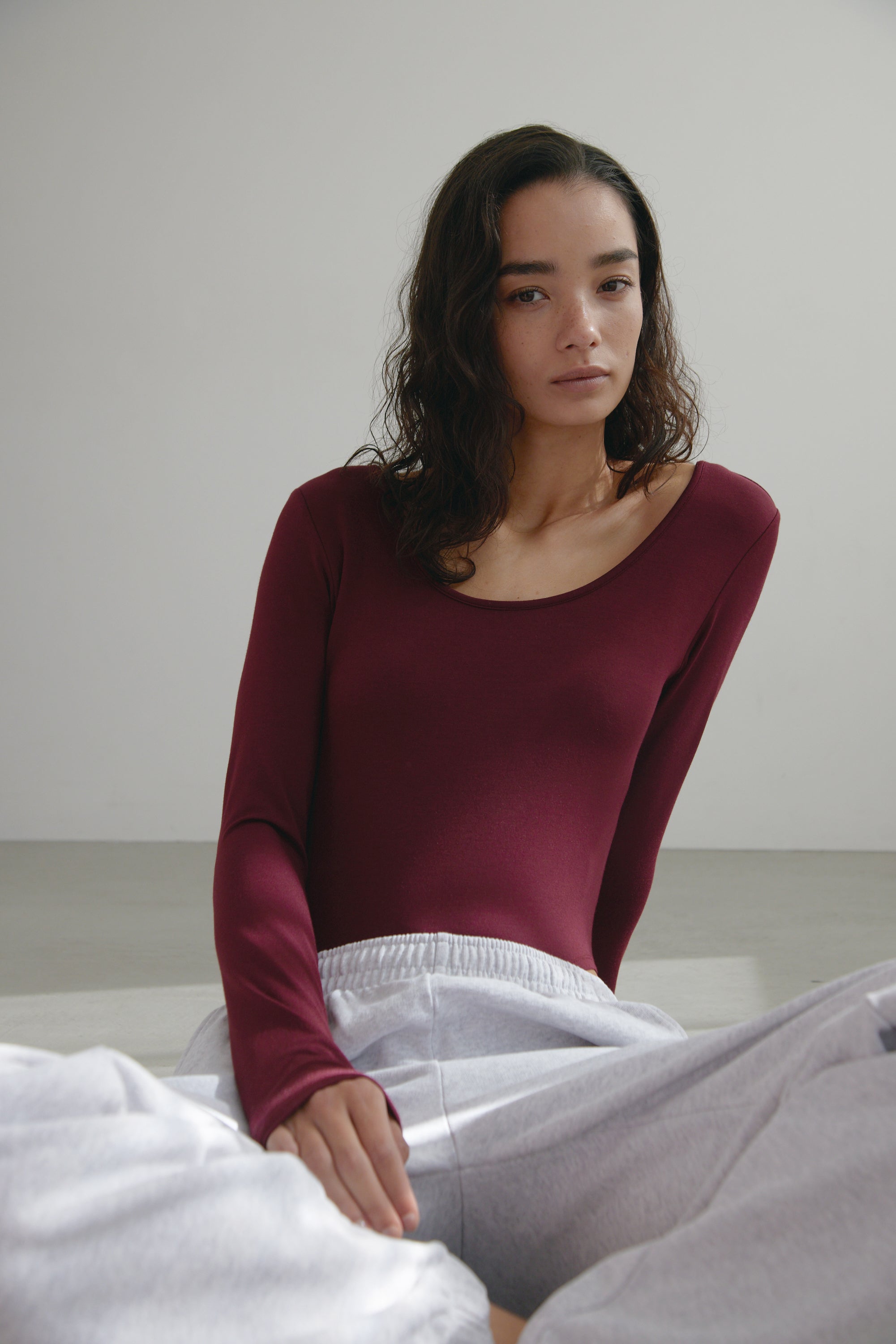 Collagen Scoop-Neck Bodysuit – determ;