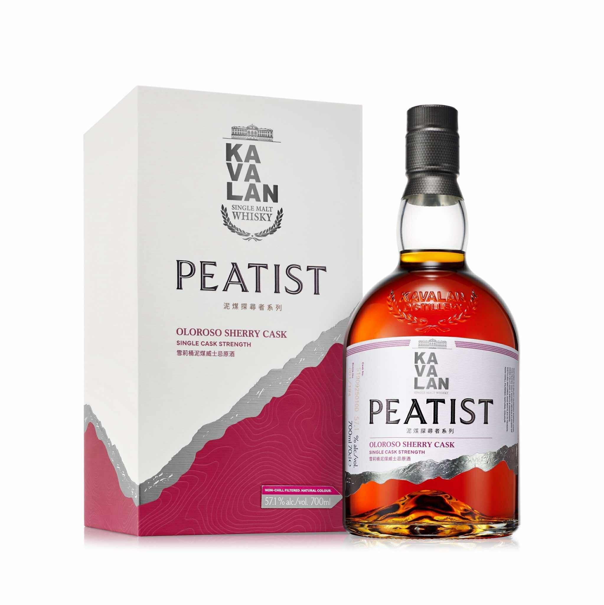 Kavalan Peatist Oloroso Sherry Single Cask Whisky | Peated & Rich