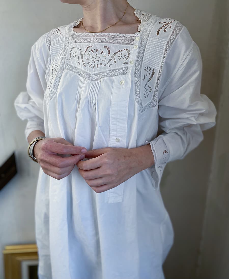 アンティークエドワーディアンナイトドレス