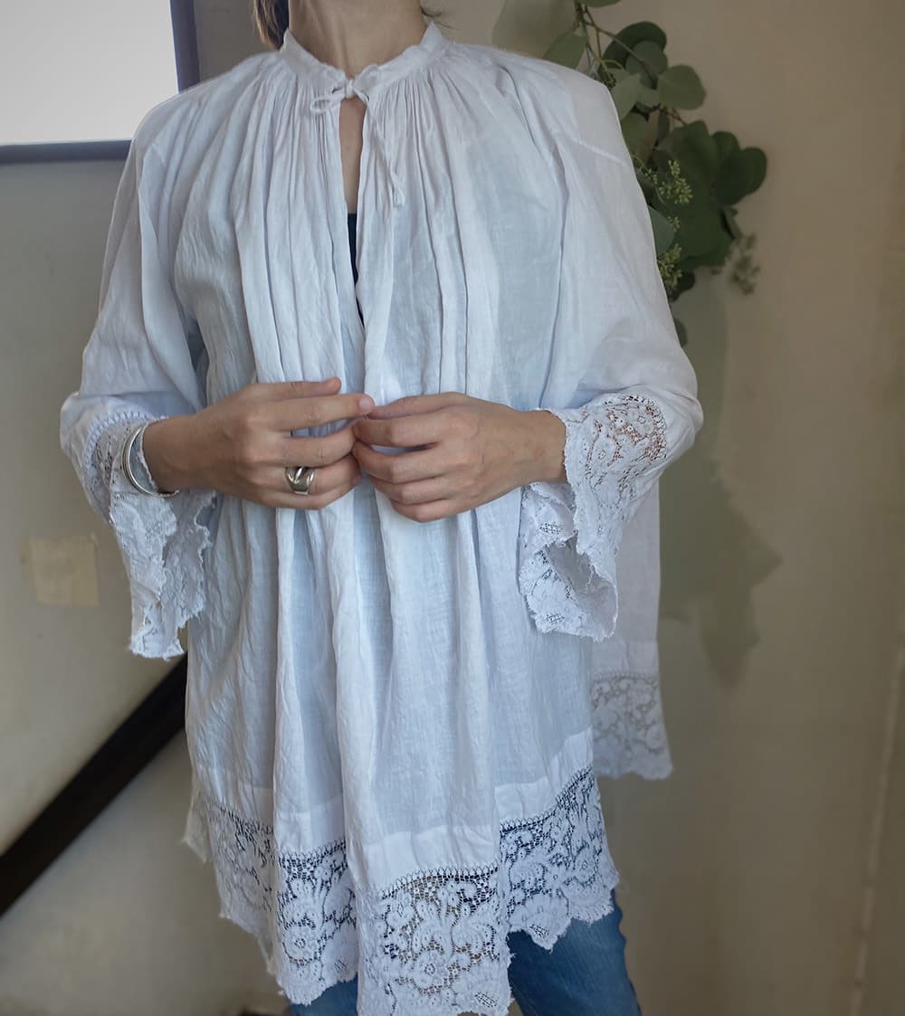 1900sアンティークチャーチスモック