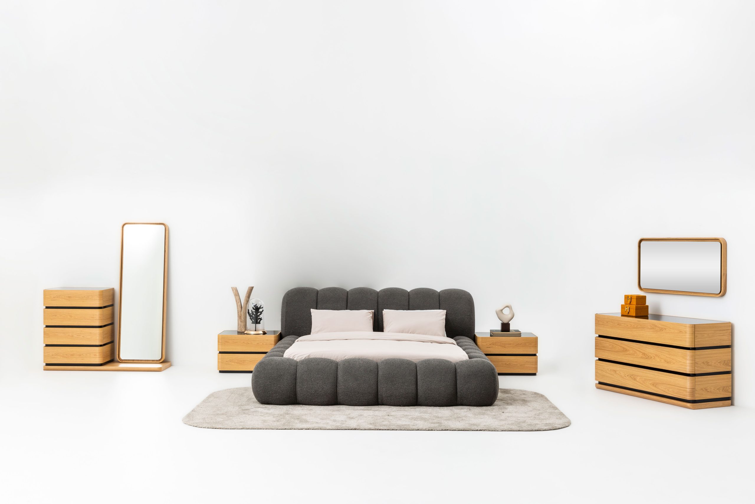 DREAM YATAK ODASI CEVİZ NED | Dimax Mobilya