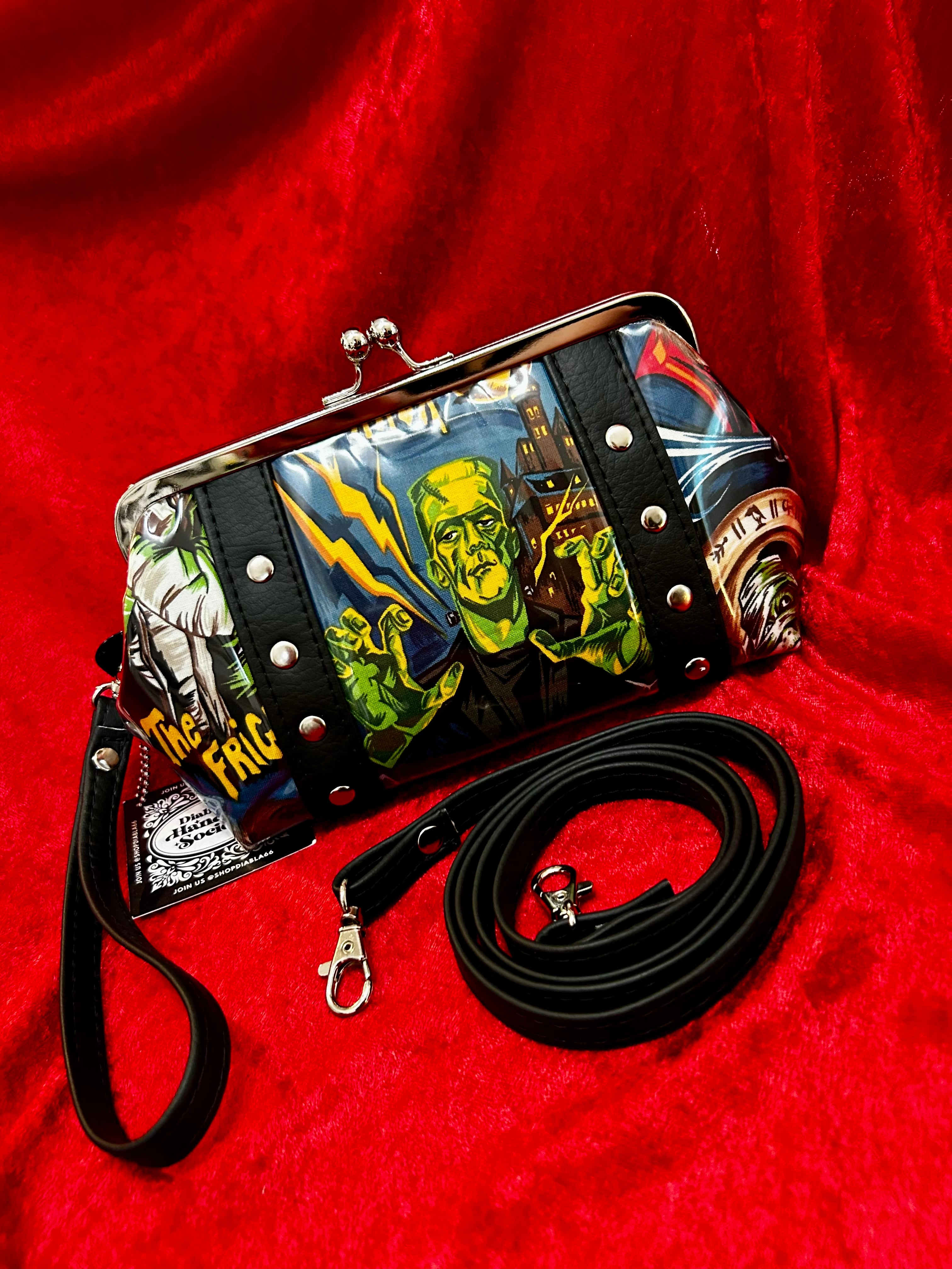 Midnight Monster Mini Kisslock Bag – Diabla 66 Handbag Society