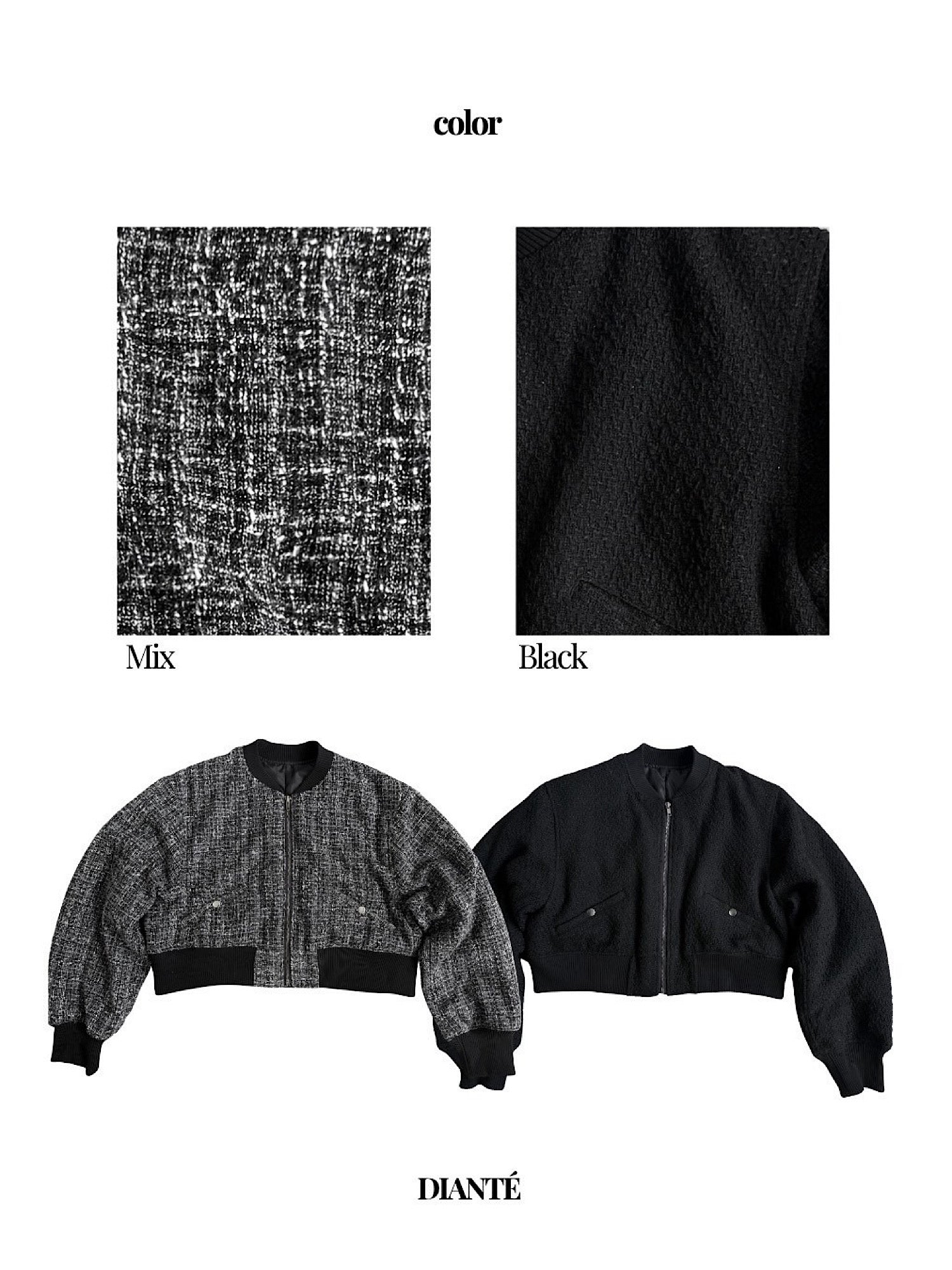 Classic tweed blouson | DIANTÉ (ディアンテ)公式通販サイト