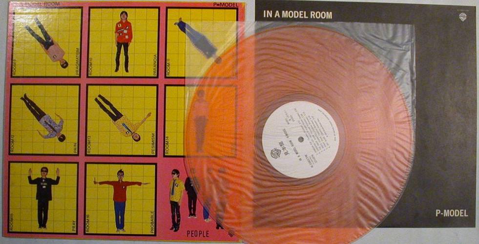 P-MODEL IN A MODEL ROOM ピンク盤 帯付 K-10017W P-MODEL／IN A