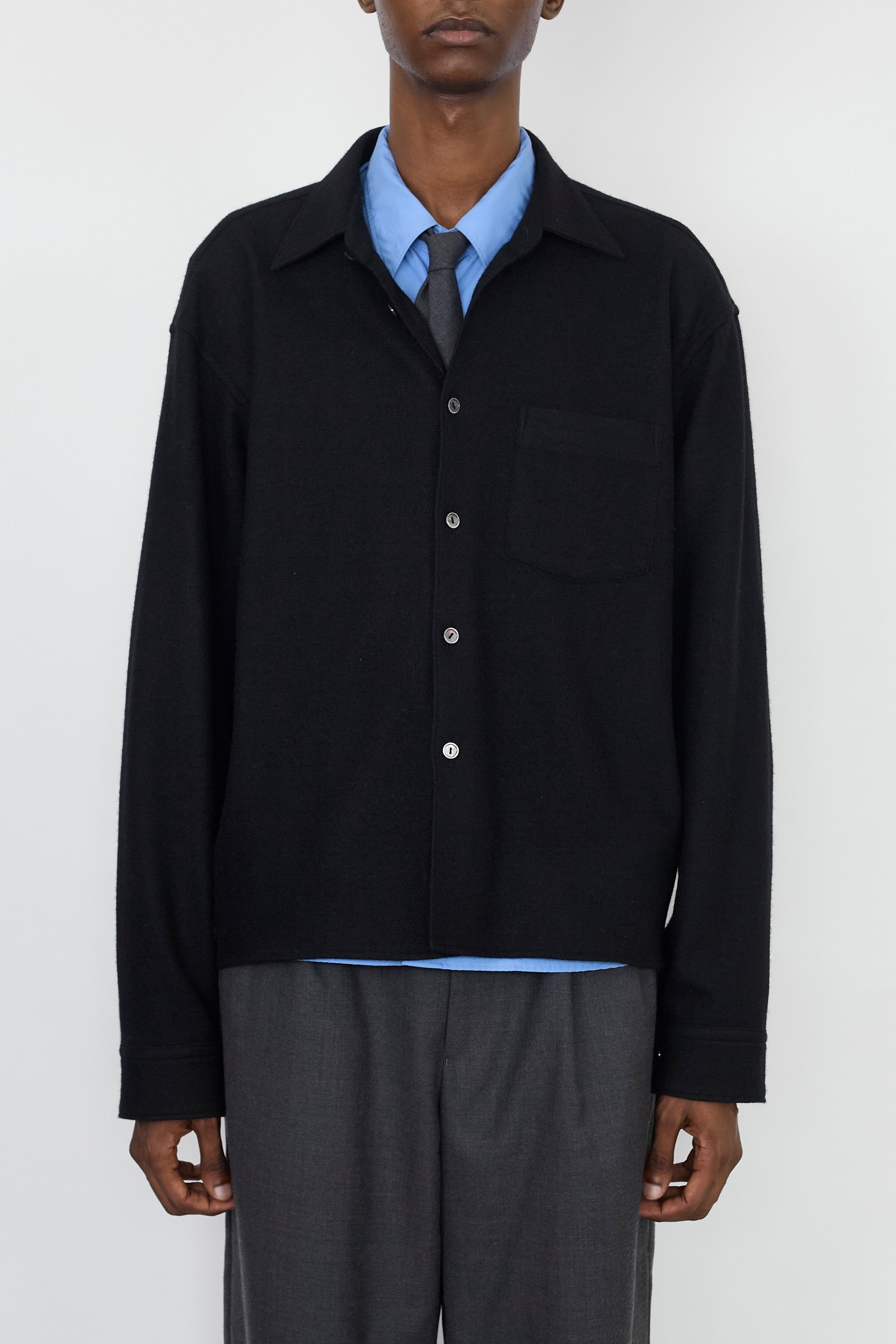 NTRUL CLASSIC KNIT SHIRT BLACK – DISSONANCE