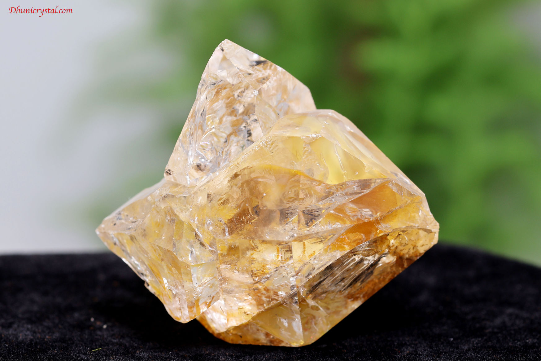 ゴールデン・ハーキマーダイヤモンド原石/虹入り(A815)