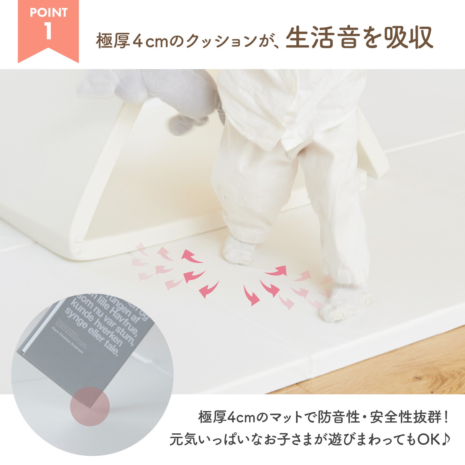 新色登場！】折りたたみ プレイマット バーチマット 約140×210cm