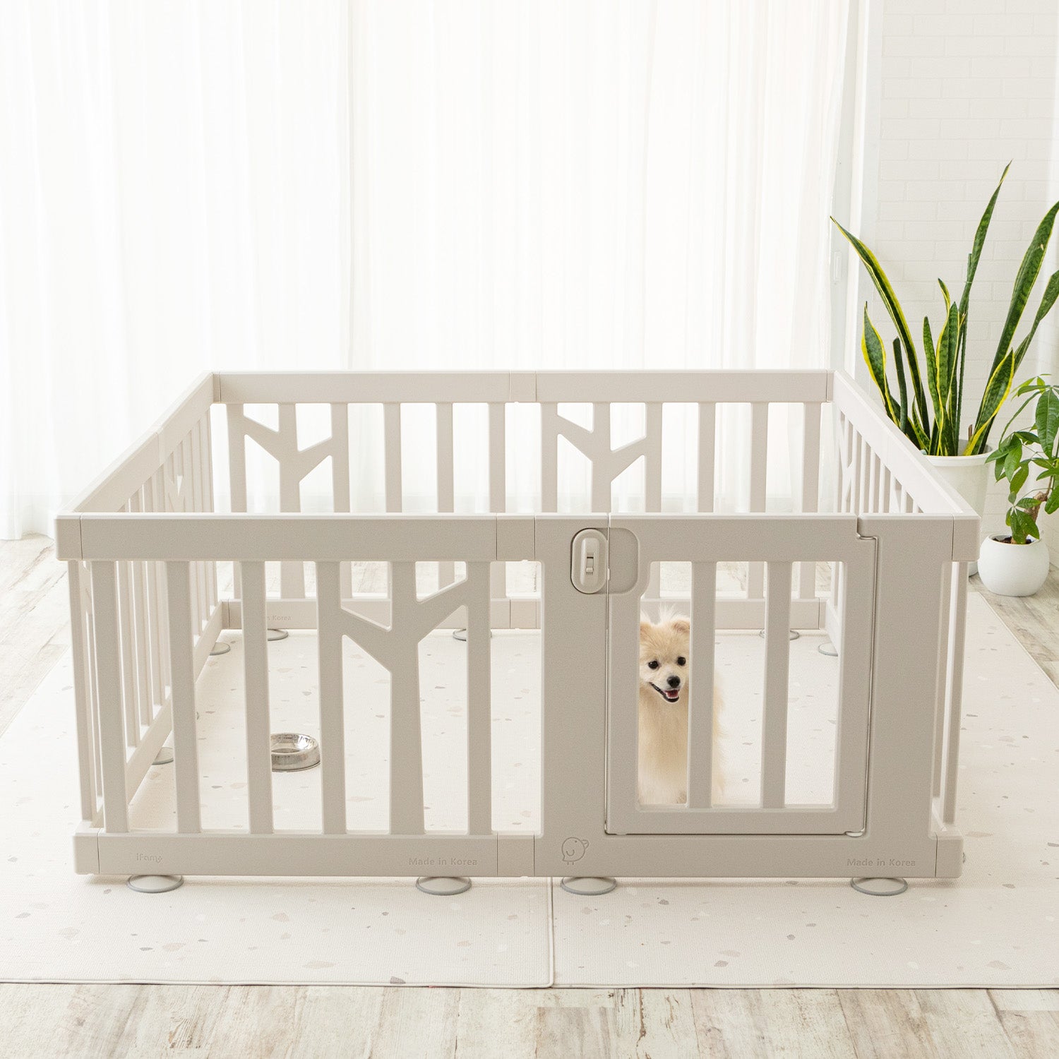 ペットサークル バーチ ドア付き 8枚セット | iFam（アイファム