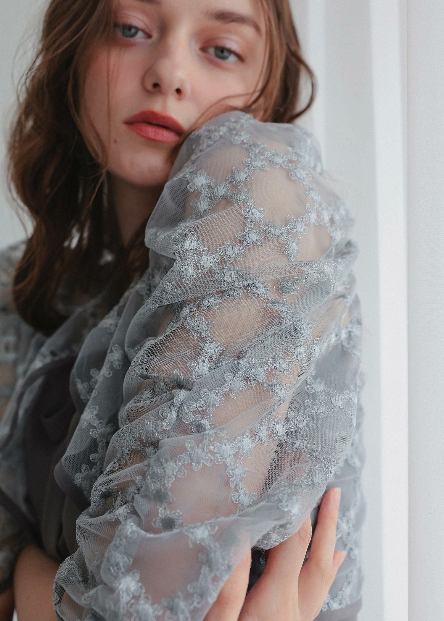 レースボレロ×ドレープドレス｜DorryDoll