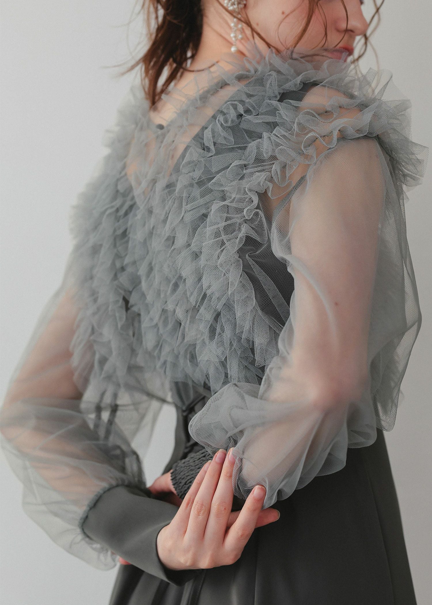 フリルブラウスセットドレス｜DorryDoll