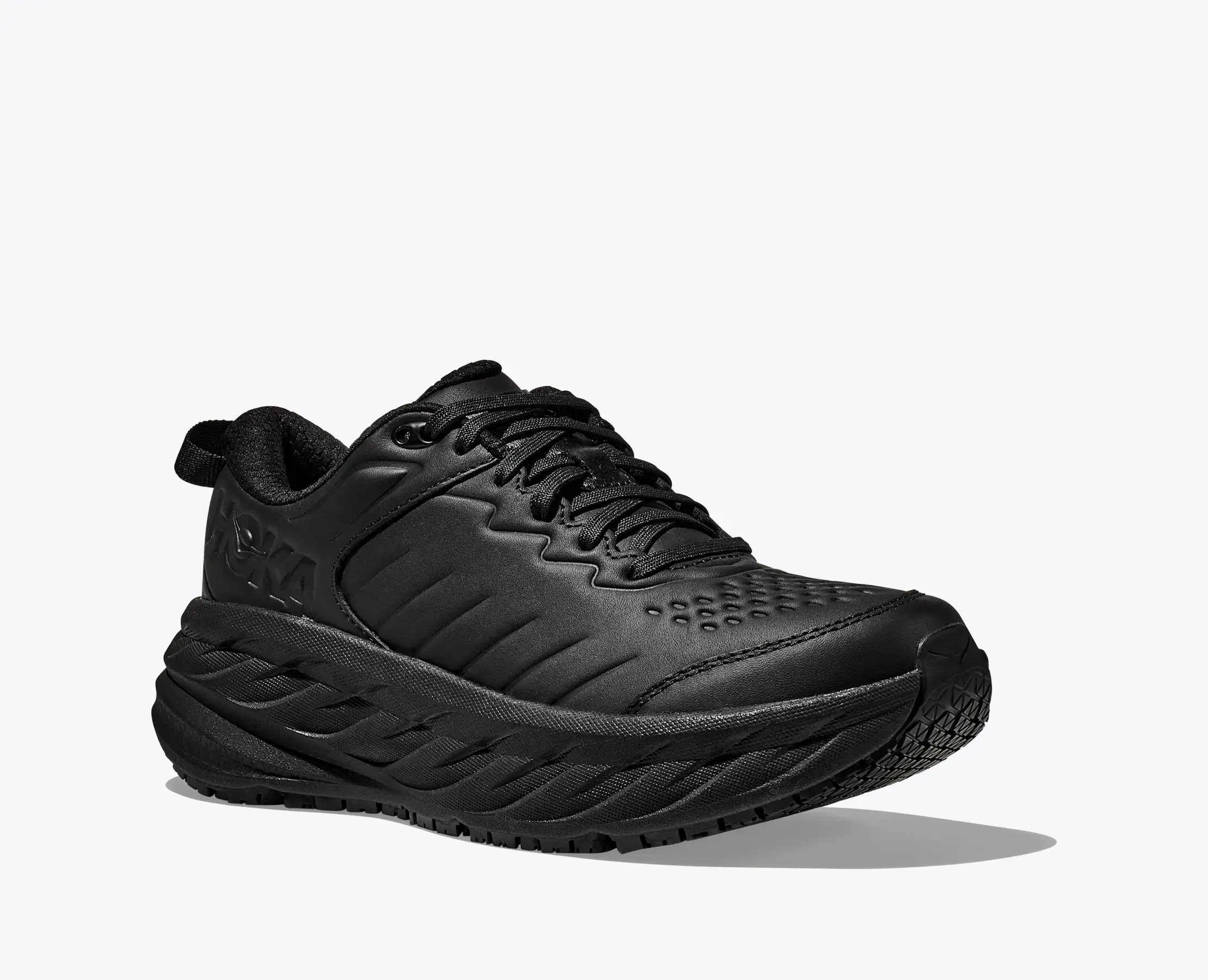 Men's Bondi SR Cushioned Leather Slip Resistant Shoe | HOKA®
