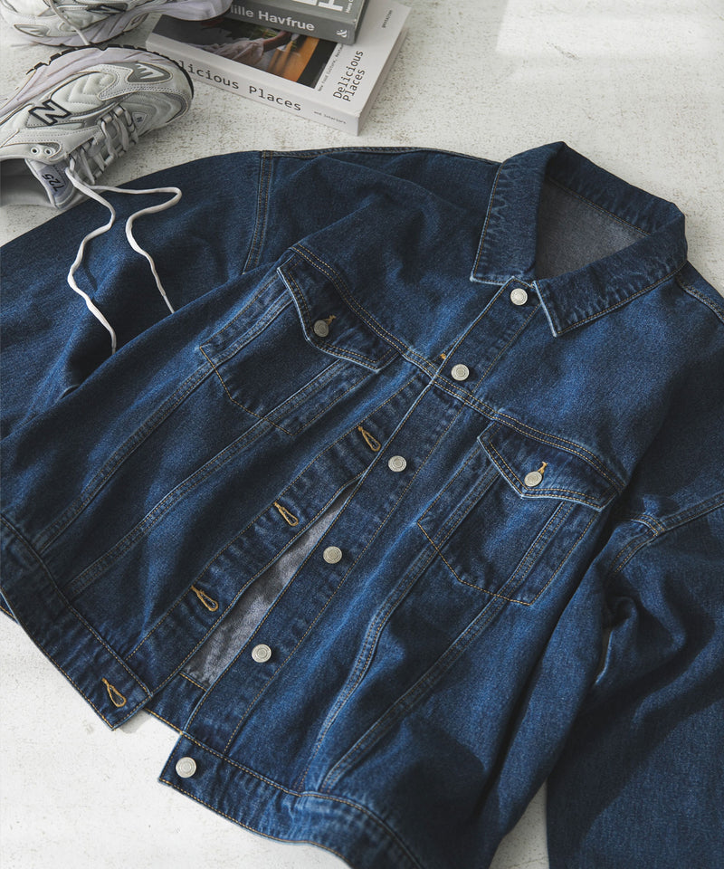 ビッグシルエットデニムジャケット・Gジャン – レディースファッション