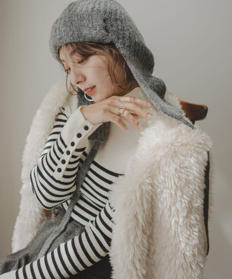 ボリュームエコファーベスト – レディースファッション通販の夢展望