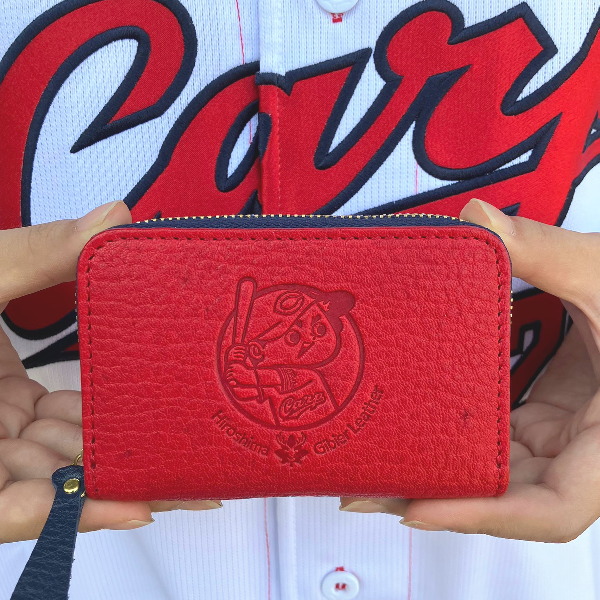 広島ジビエレザー×広島東洋カープ鹿革ミニ財布 1個(ミニ財布