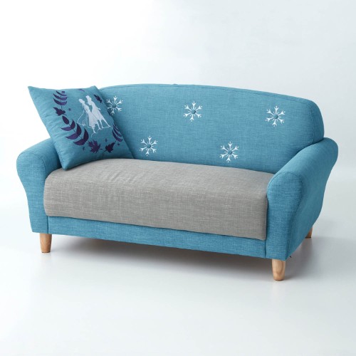 アナと雪の女王 ソファ 2人掛け ディズニー 刺繍デザイン クッション