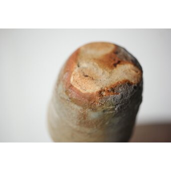 沖縄の鬼才 國吉清尚/国吉 焼締 湯呑 酒杯 P481｜骨董店 のびる 古美術