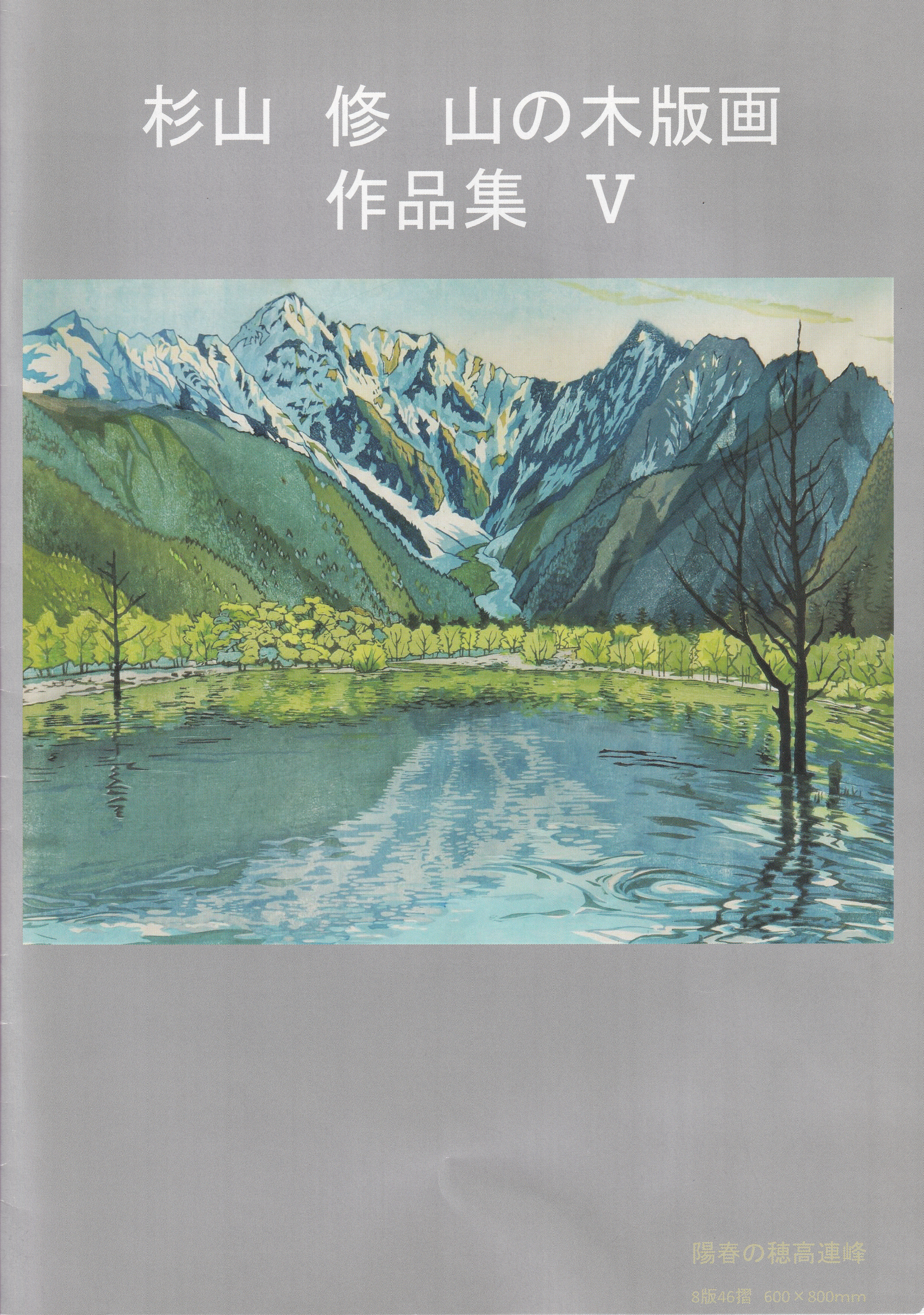 杉山修 山の木版画 作品集Ⅴ