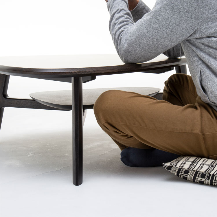 ローテーブル 幅100cm TU3653 シアーブラック 通販 | 【公式】カリモク