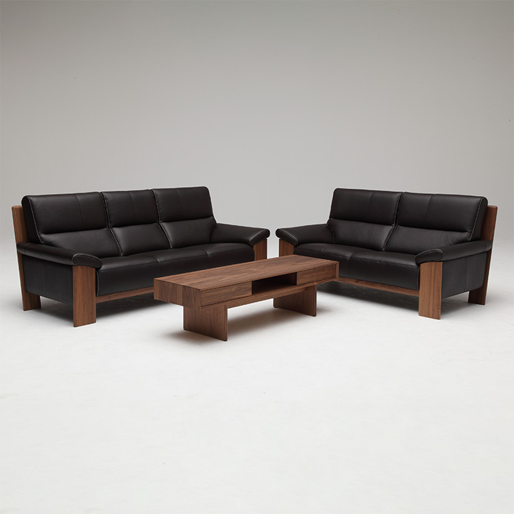 2人掛ソファ ZU4862 ビターブラウン ウォールナットナチュラル 通販