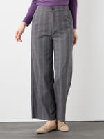 スペシャルプライス】ミックスグレンチェックパンツ（6205433）｜women
