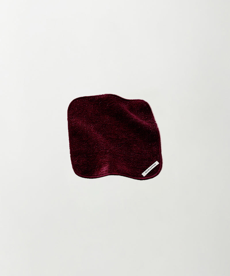 Azuki coloured linen chief towel – ÉCHAPPER | エシャペ