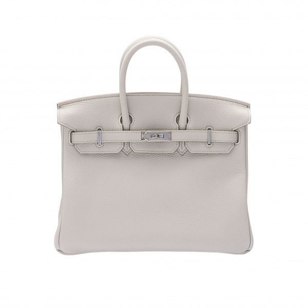 未使用] エルメス バーキン25 トゴ ベトン シルバー金具 U刻印
