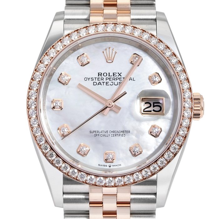 新品] ロレックス デイトジャスト 126281RBR.WHSH10PDJ シェル