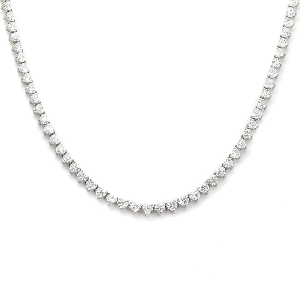 プラチナ900 ダイヤモンド テニス ネックレス J382089 | ユキザキ