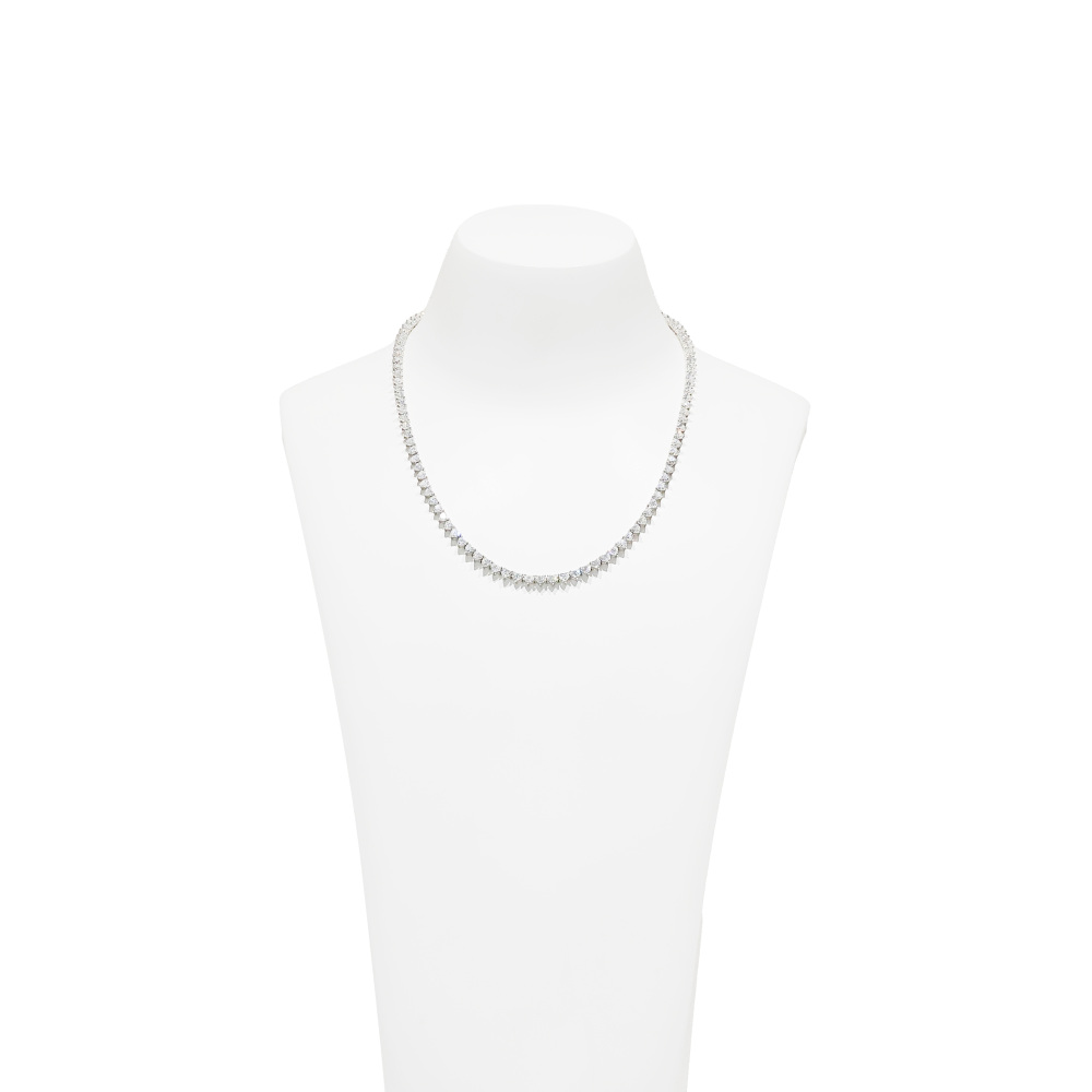 プラチナ900 ダイヤモンド テニス ネックレス J382089 | ユキザキ
