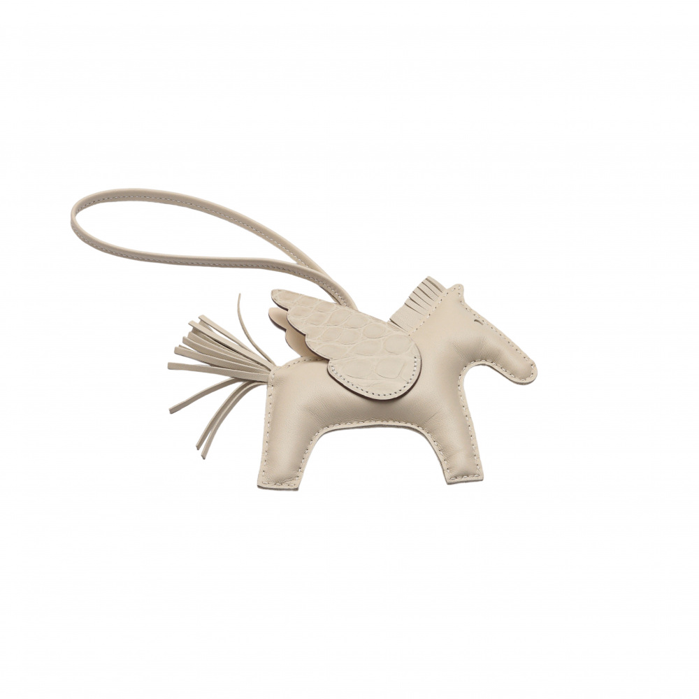 未使用] エルメス ロデオ (ペガサス)チャーム タッチ MM クレ