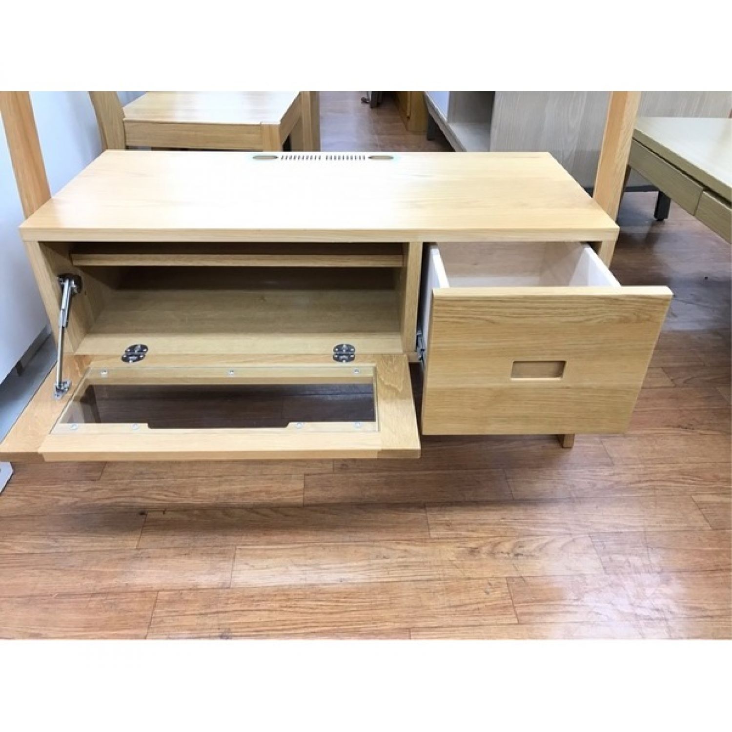 高野木工 (タカノモッコウ) テレビボード ナチュラル レイリア92