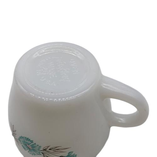 Fire King (ファイヤーキング) カップ&ソーサー USED ボニーブルー