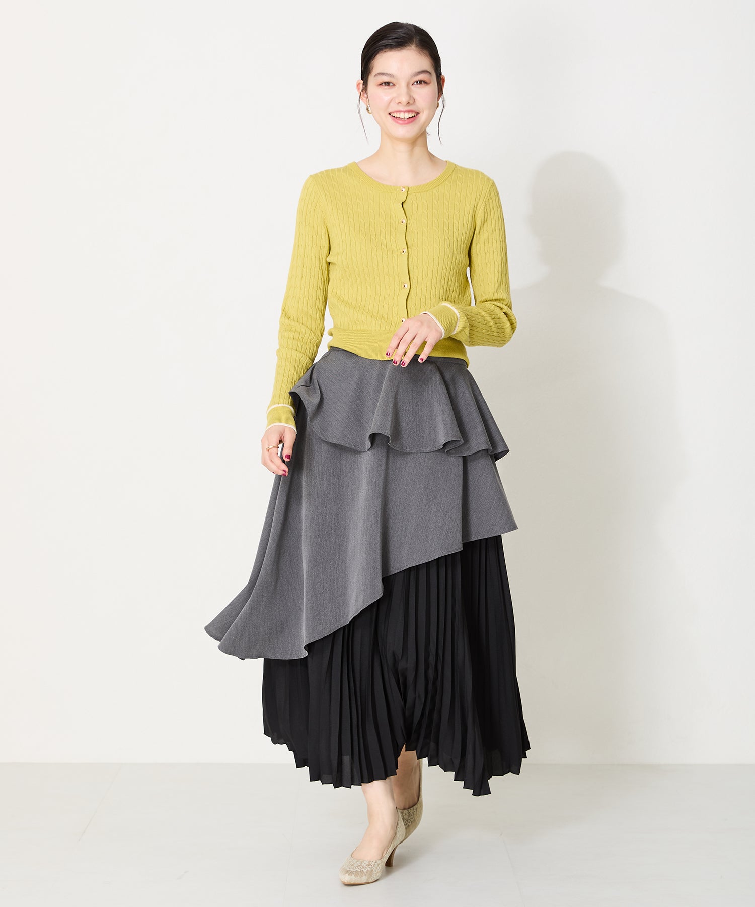 グリッターヒールレースパンプス/MOR108【結婚式/オケージョン