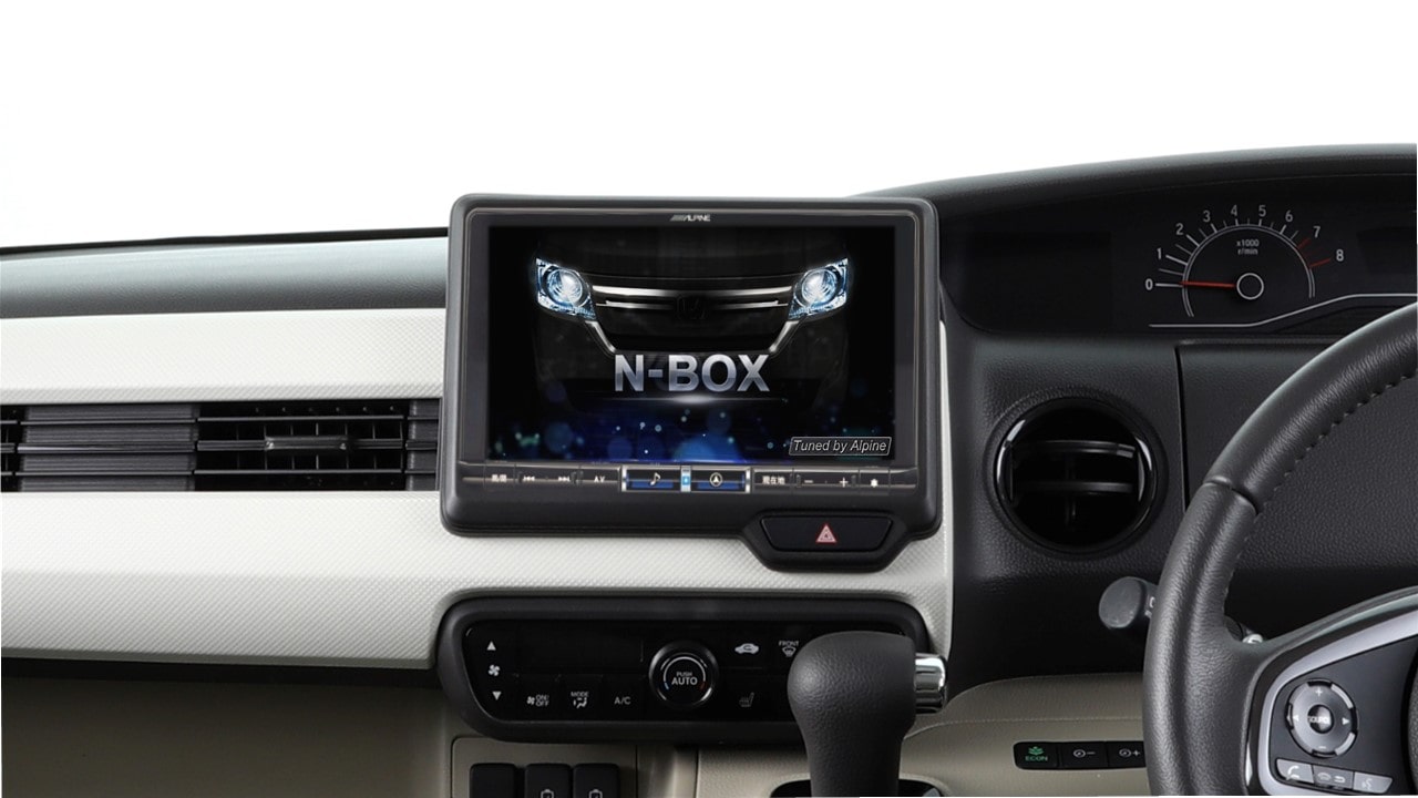 N-BOX/N-BOXカスタム（JF3/4系）専用9型カーナビビッグX無料地図更新