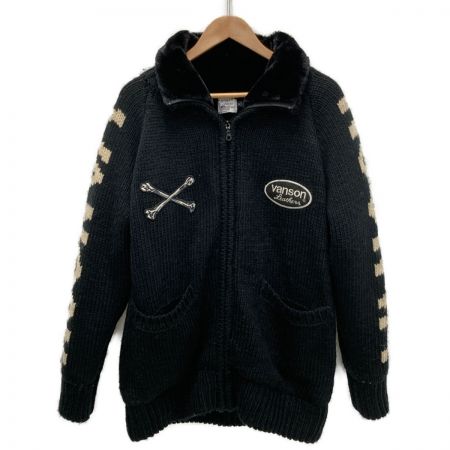 VANSON バンソン カウチンジャケット ニット スカル XL メンズ