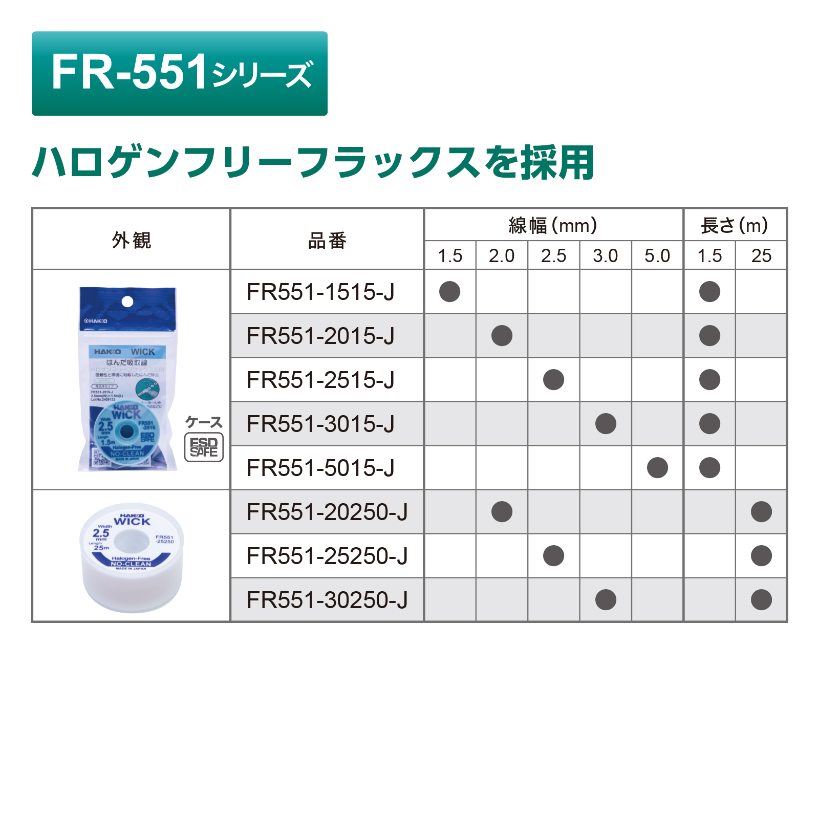 HAKKO e-shop / FR551-5015-J
